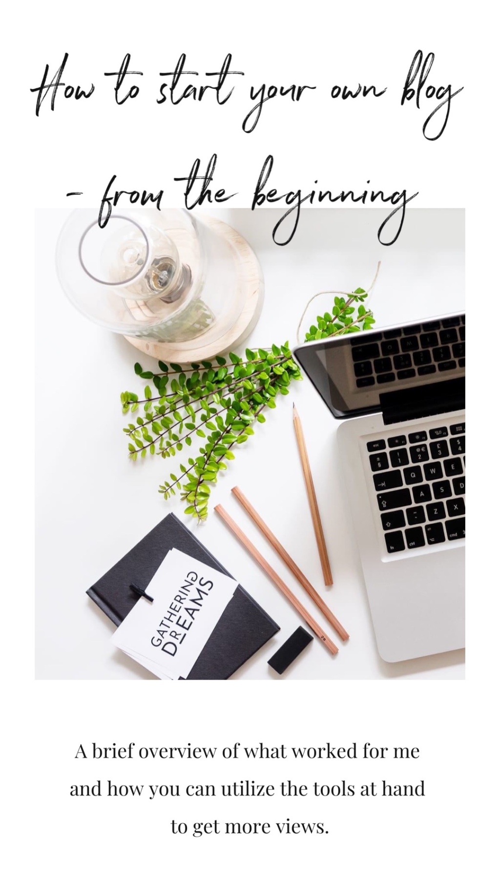 How to start your own blog- from the beginning